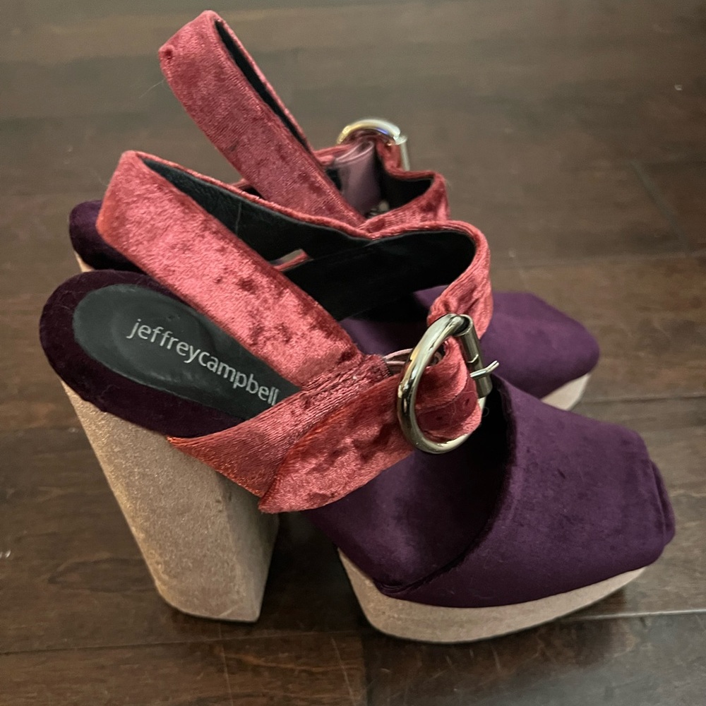 Jeffrey Campbell suede heels